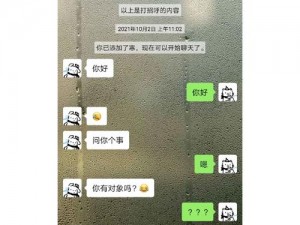 微信中的男女聊天记录——揭示情感秘密的窗口